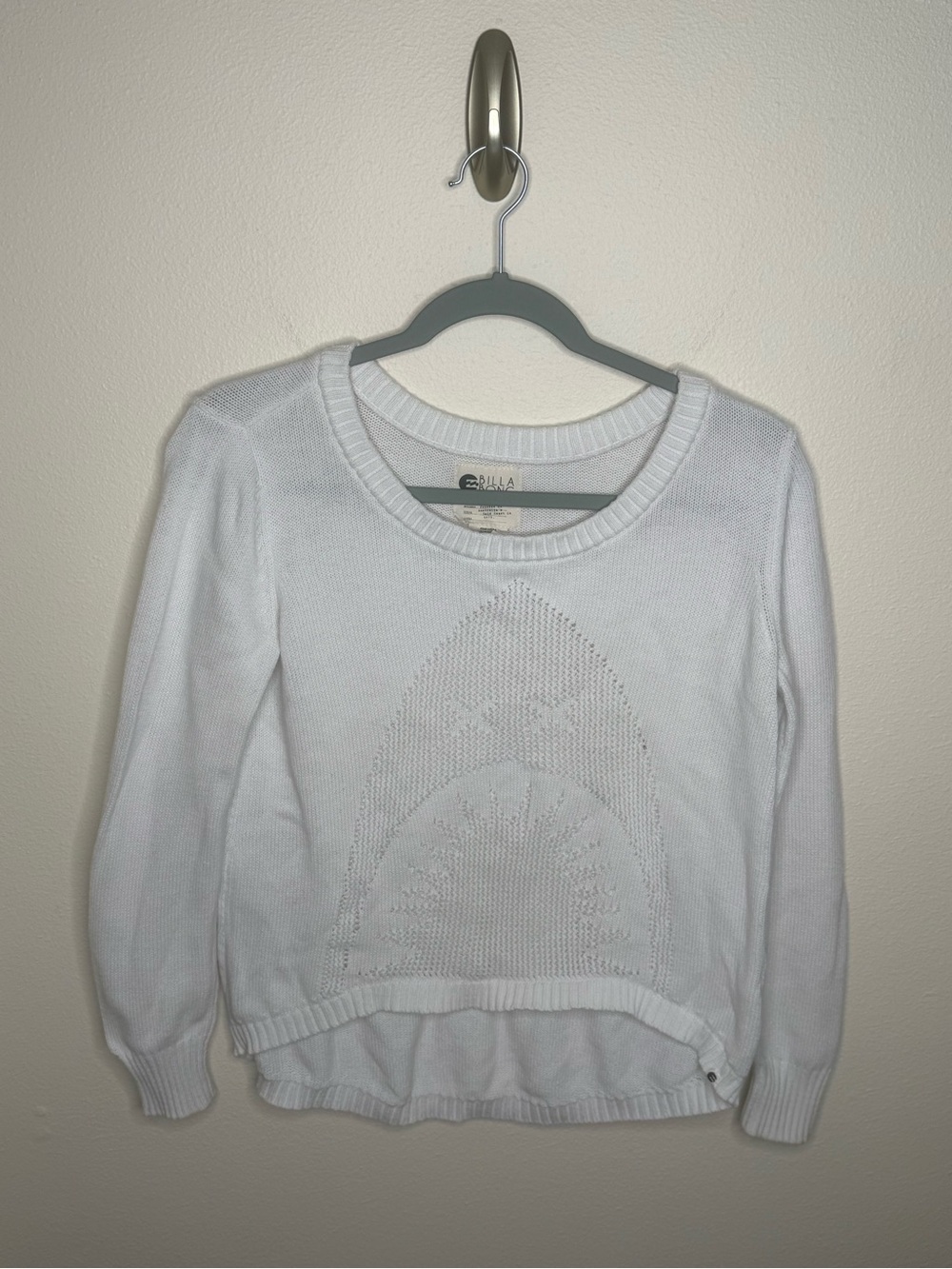 Billabong Women’s 100% Cotton Graphic Shark Size S High Low Boho Beach Coastal